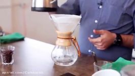 چگونه كمكس قهوه درست كنیم  How to use a chemex