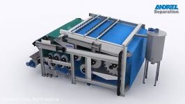 آبگیری لجن دستگاه بلت فیلترپرس Belt Filter Press