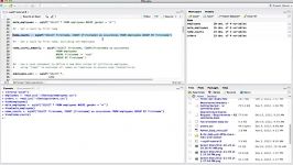 Performing SQL queries within R using sqldf package