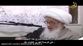 مقام اصحاب امام زمان عج  آیت الله العظمی وحید خراسانی