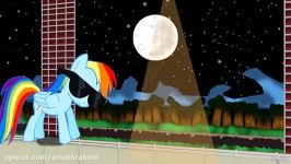 نبرد Apple jack vs Rainbow dash