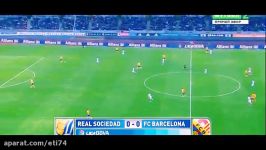 خلاصه بازی بارسلونا 0  1 رئال سوسیداد