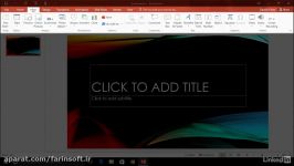 دانلود آموزش عملی مبانی نرم افزار PowerPoint 2016...