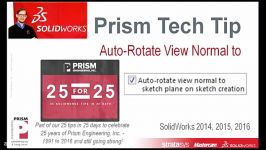 Auto Rotate View when beginning a sketch in SOLIDWORKS