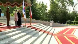 مراسم استقبال رسمی رئیس جمهور کره جنوبی