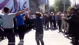 شادی ملت ارومیه پس پیروزی بهادری حضرتپور آذربایجان