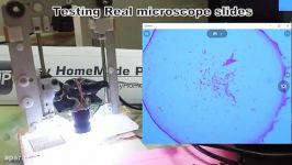 آزمایش علوم زیستساختن میکروسکوپ بازوم500X
