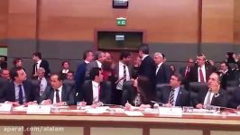 کتک کاری در پارلمان ترکیه+فیلم