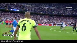 جشن صعود بازیکنان رئال مادرید به فینال لیگ قهرمانان