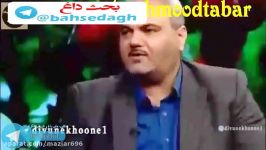 سوتی باحال جواد خیابانی چند شب پیش در برنامه زنده