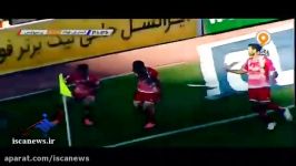 گل اول پرسپولیس به گسترش فولاد احمدزاده