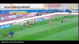 گل دوم گسترش فولاد به پرسپولیس شجاعیان