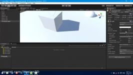 اموزش یونیتی قسمت دوم آموزش نورپردازی واشکال سه بعدی