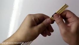 how to make a mini crossbow with simple steps DIY arc