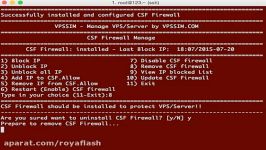 How to use CSF Firewall Manage function in VPSSIM