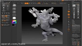 dominance war 5 Schatten Zbrush polypaint