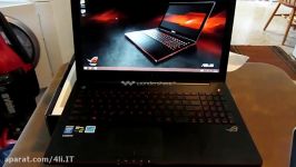 جعبه گشایی بررسی Asus G550jx به زبان فارسی نیست