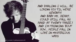 Thinking Out Loud by Ed Sheeran