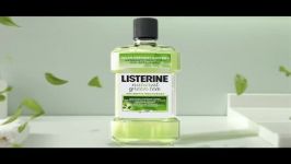 اگهی تبلیغاتی دهانشویه لیسترین چای سبز Listerine