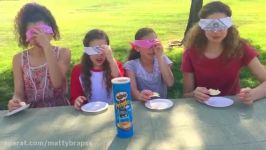 The Pringles Challenge Haschak Sisters