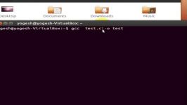 کامپایل اجرای برنامه های C در ubuntu استفاده gc