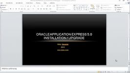 step by step hpw install oracle apex 5