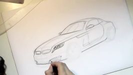 Car design sketching BMW Z4