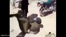 شکنجه وحشیانه مرد افغان به اتهام جاسوسی