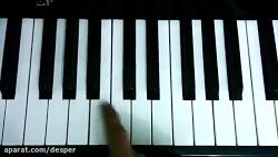 آموزش آهنگ  Gülümcan برای پیانو