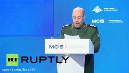 سردار دهقان در کنفرانس امنیت بین الملل مسکو 2016