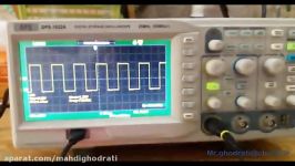 تولید موج مربعی فرکانس 720 هرتز میکروکنترلر STM32