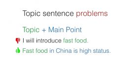 How to Write Basic Topic Sentences  Paragraphs