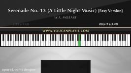 آموزش آهنگ A Little Night Music موزارت