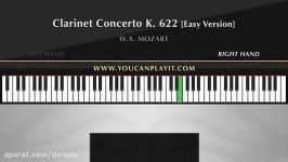 آموزش آهنگ Clarinet Concerto موزارت