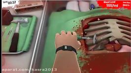 گیم پلی من بازی surgeon simulator