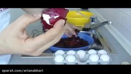 چگونگی رنگ کردن تخم مرغ برای سفره هفت سین به روش سنتی
