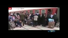 حادثه در قطار مسافربری مشهد یزد