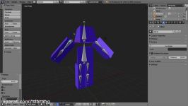 Blender B۳5 Blender 2.7 Tutorial #35 Weight Paint Mod