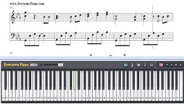 آموزش آهنگ Shikiori no Hane برای پیانو