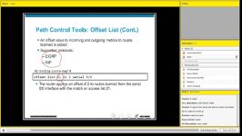 آموزش مجازی CCNP مبحث Path Control