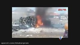 نخستین تصاویر انفجار مرگبار در طرطوس100 شهید