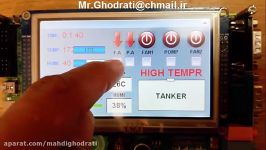 طراحی واحد گرافیکی EMWIN صنعتی میکروکنترلر STM32