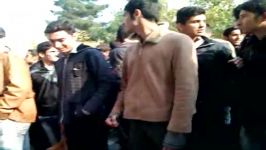 تجمع دانشجویان شمسی پور در اعتراض به غصب ساختمان ونک در مقابل وزارت علوم