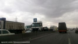 تصادف تریلی در اصفهان