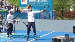 India v Korea –Recurve Mixed Team Bronze Final Shanghai