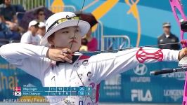 Jager v Kim –Recurve Womens Bronze Final Shanghai 2016