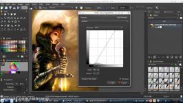 Krita 34 Krita tip 02. Color curves with filter masks