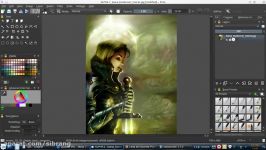 Krita 35 Krita tip 03. Texturize your images. The easy