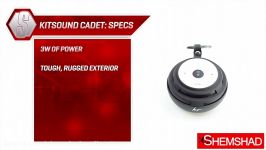 اسپیکر بلوتوث پرتابل قابل شارژ کیت ساوند مدل Cadet