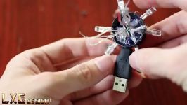 دنیایی طرح های الکترونیک روشن کردن LED ها usb